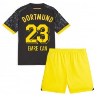 Camisa de time de futebol Borussia Dortmund Emre Can #23 Replicas 2º Equipamento Infantil 2023-24 Manga Curta (+ Calças curtas)